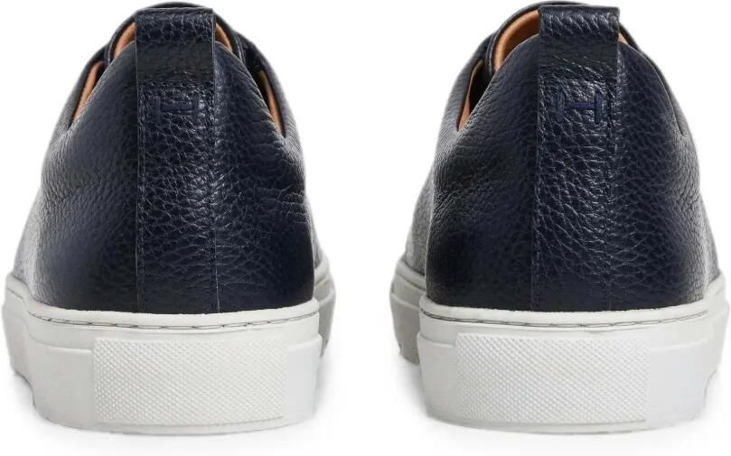 Hackett London Vision Pebble sneakers van bewerkt leer Blauw - Foto 4