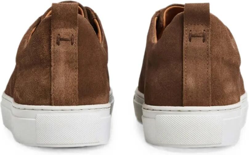 Hackett London Vision suède slip-on sneakers Bruin - Foto 3