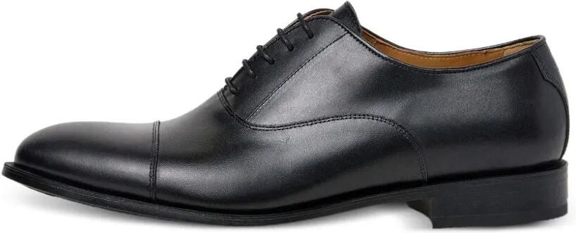 Hackett London Working leren Oxford schoenen Zwart