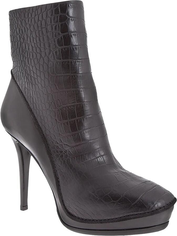 Haider Ackermann platform ankle boots Zwart