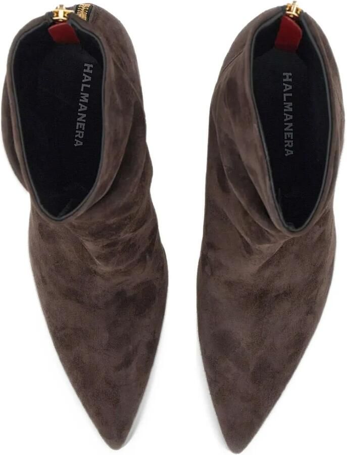 Halmanera Jera26 draped ankle boots Bruin - Foto 5