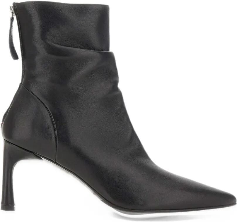 Halmanera Jera26 draped ankle boots Zwart