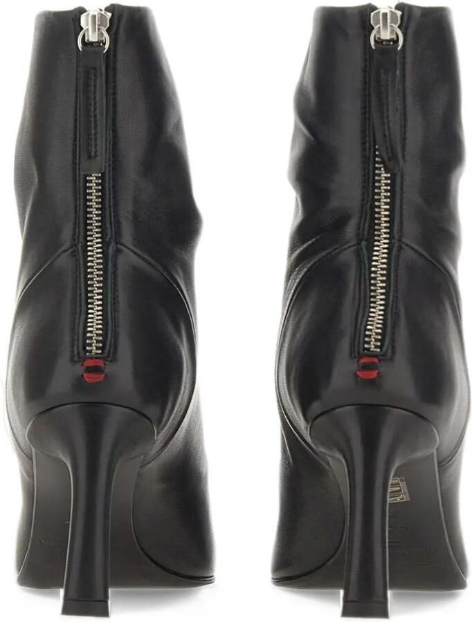 Halmanera Jera26 draped ankle boots Zwart - Foto 4