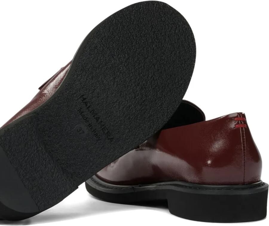 Halmanera Loafers van lakleer Rood