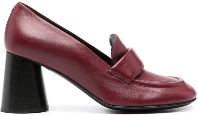 Halmanera Leren loafers Rood