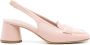 Halmanera Pema leren pumps 60 mm Roze - Thumbnail 1