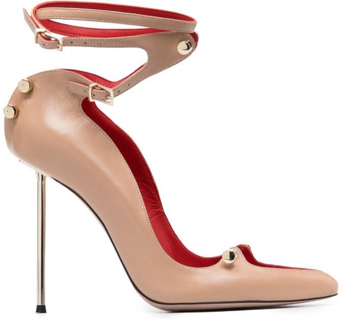 HARDOT Leren pumps Beige