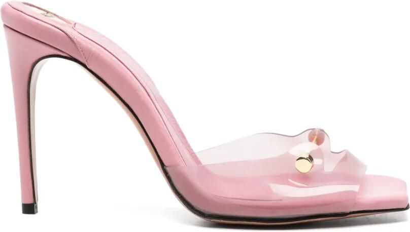 HARDOT 9 to 5 sandalen met doorzichtig bandje Roze