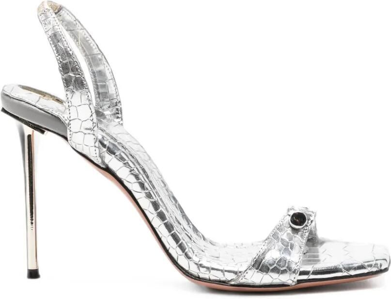 HARDOT 9 To 5 slingback sandalen Zilver