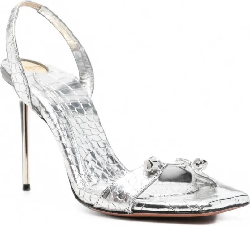 HARDOT 9 To 5 slingback sandalen Zilver - Foto 3