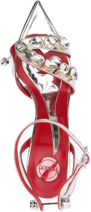 HARDOT Booty 100 mm sandalen Zilver - Foto 3