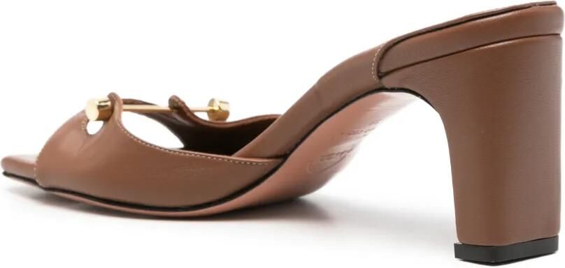 HARDOT Sandalen met blokhak Bruin - Foto 3