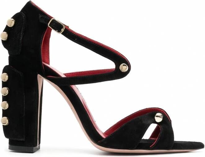 HARDOT 100 mm I'm Oral sandalen met studs Zwart