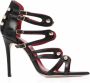 HARDOT Sandalen met open neus Zwart - Thumbnail 1