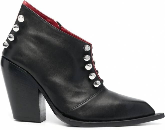 HARDOT Laarzen met studs Zwart - Foto 1