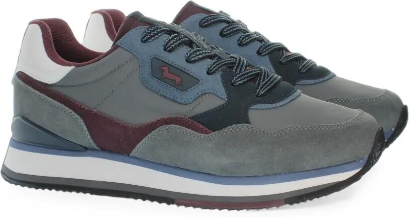 Harmont & Blaine logo-patch panelled sneakers Grijs