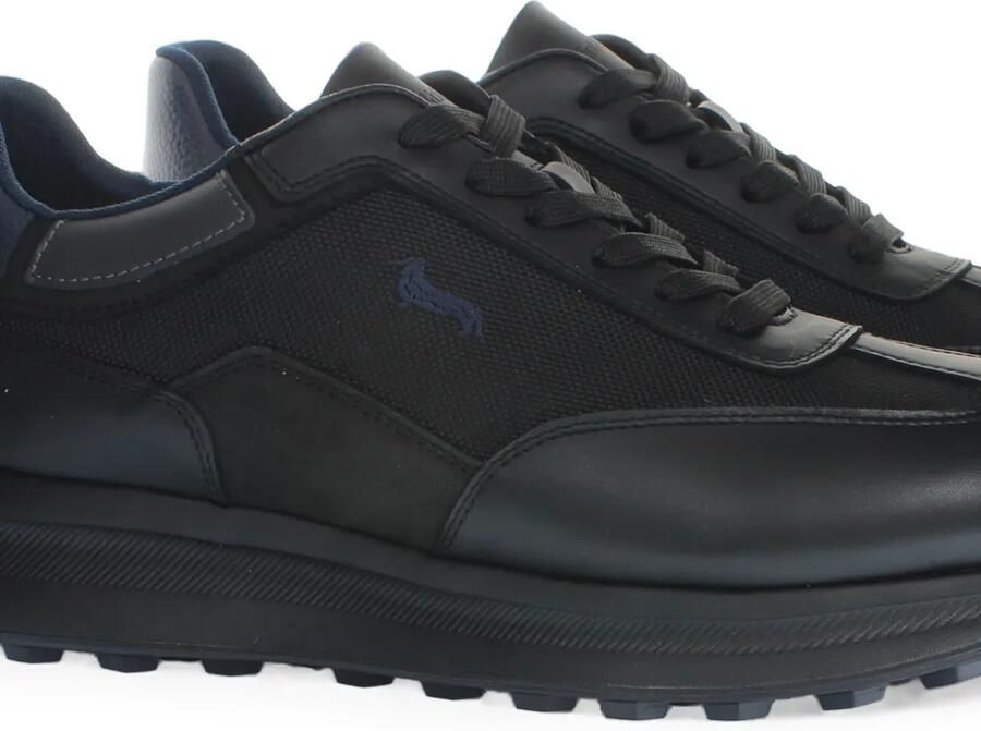 Harmont & Blaine Sneakers met leren afwerking en vlakken Zwart - Foto 2