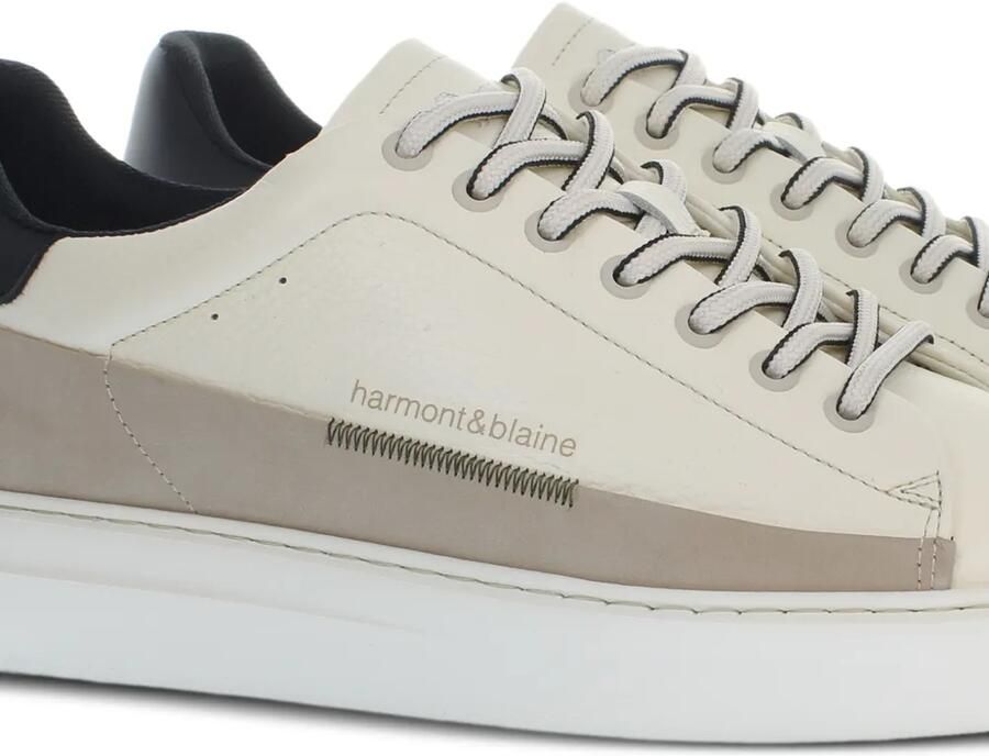 Harmont & Blaine Sneakers met leren vlakken Beige - Foto 2