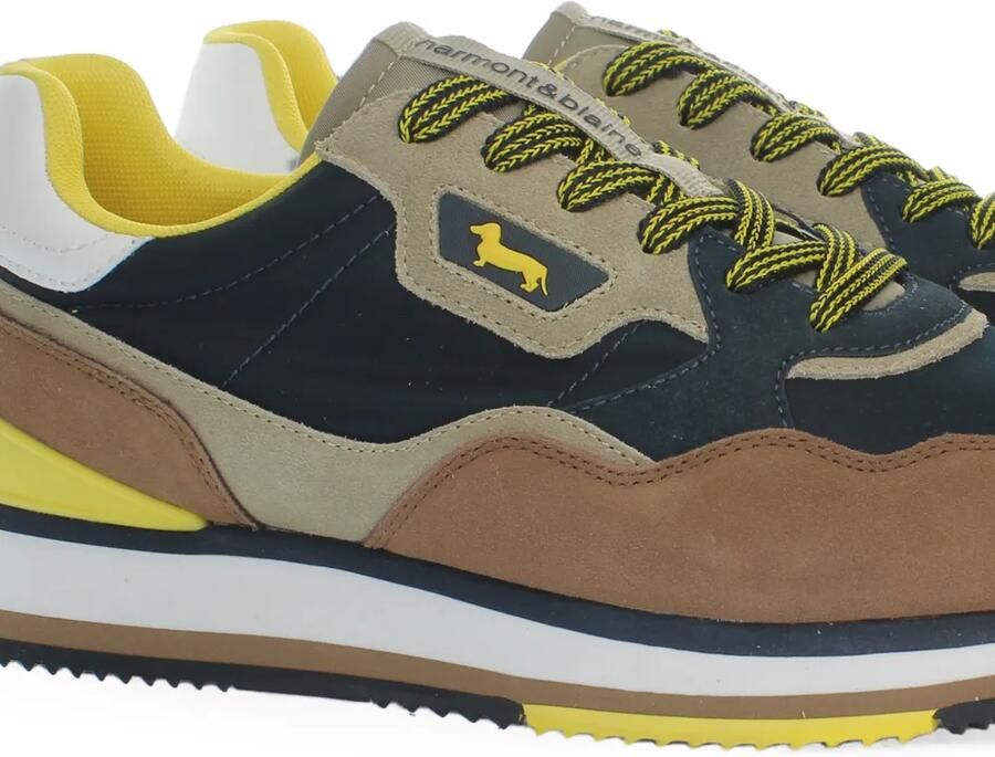 Harmont & Blaine Sneakers met logopatch Bruin - Foto 2