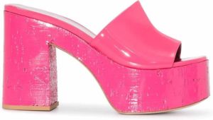 Haus of Honey 125 sandalen met plateauzool Roze