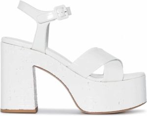 Haus of Honey Lacquer Doll sandalen Wit
