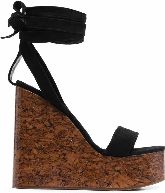 Haus of Honey Leren sleehakken Zwart