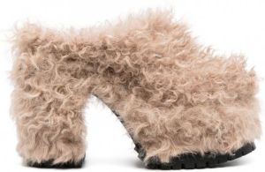Haus of Honey Muiltjes met chunky zool Beige