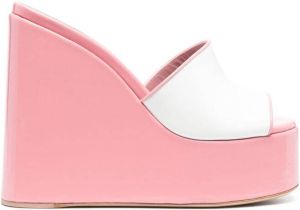 Haus of Honey Sandalen met sleehak Roze