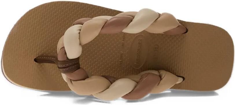 Havaianas braided platform flip-flops Beige - Foto 3