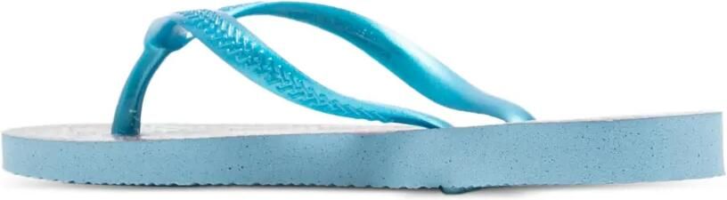 Havaianas Kids x Disney Slim Princess grafische prints teenslippers Blauw - Foto 4