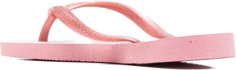 Havaianas Kids x Disney teenslippers met grafische print Roze