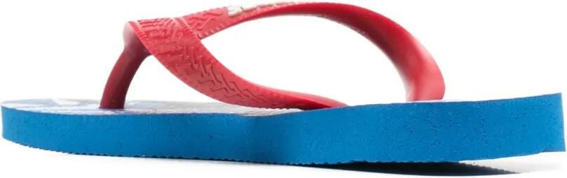 Havaianas Kids x Marvel grafische prints teenslippers Rood