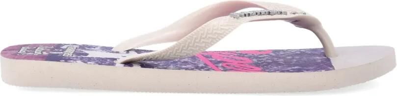 Havaianas x KidSuper Soccer teenslippers Beige