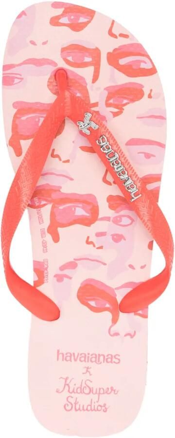 Havaianas x Kidsuper Top Camo teenslippers Rood - Foto 3