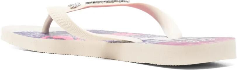 Havaianas x KidSuper Top Soccer teenslippers Beige - Foto 3
