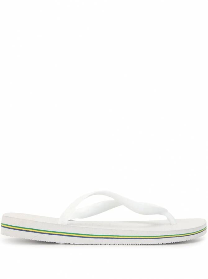 Havaianas Teenslippers met logo Wit