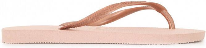 Havaianas Teenslippers met textuur Roze