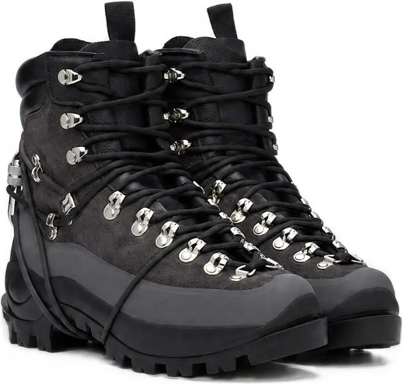 HELIOT EMIL carabiner-detail hiking boots Grijs - Foto 2