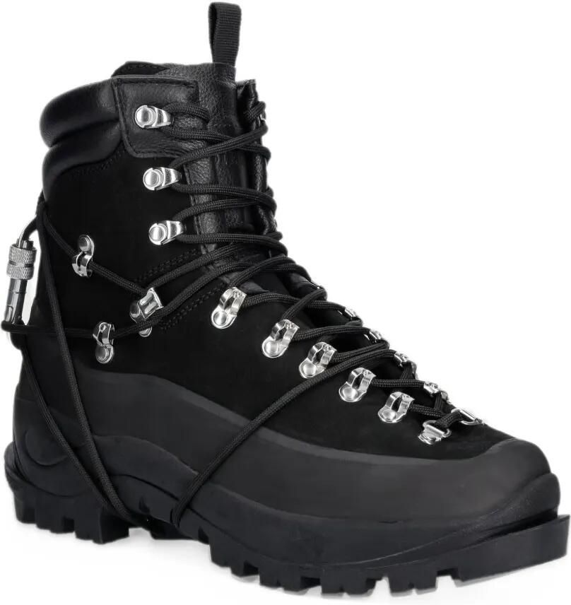 HELIOT EMIL carabiner-detail lace-up hiking boots Zwart - Foto 2