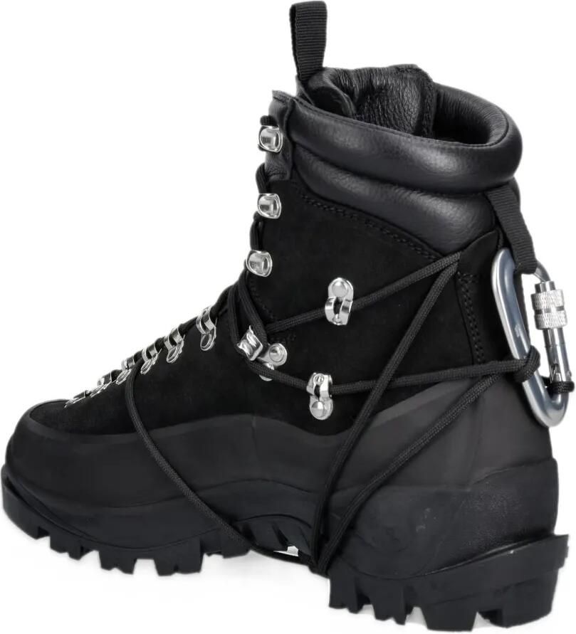HELIOT EMIL carabiner-detail lace-up hiking boots Zwart - Foto 3