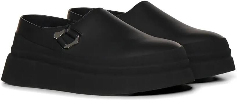 HELIOT EMIL Loafers met logoplakkaat en plateauzool Zwart - Foto 1