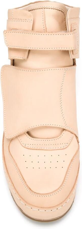 Hender Scheme hook & loop strap hi-top sneakers Beige - Foto 3