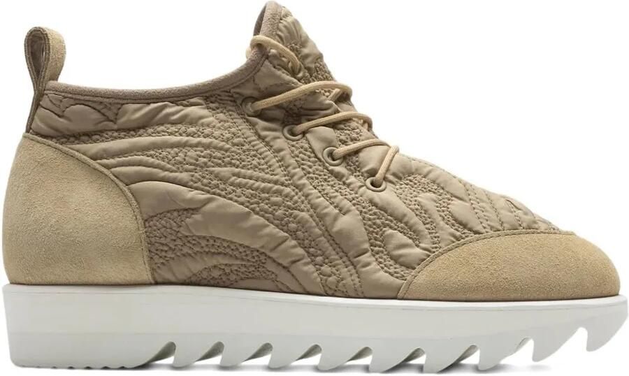 Hender Scheme Quilting Lace "Beige" sneakers Bruin
