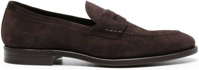 Henderson Baracco Suède loafers Bruin