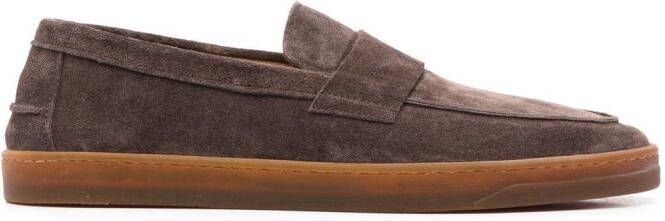 Henderson Baracco Suède loafers Bruin
