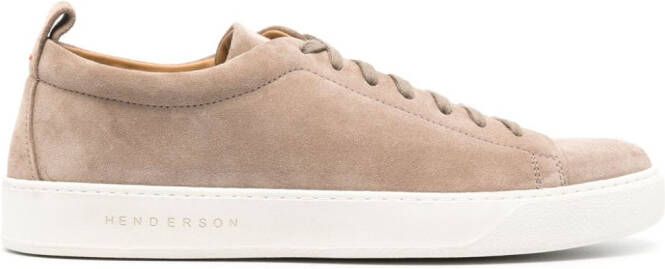 Henderson Baracco Clyde suède sneakers Beige