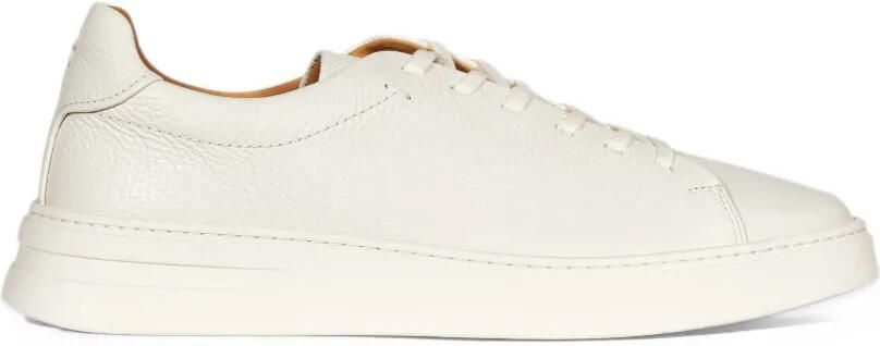 Henderson Baracco Daytona grained-leather sneakers Wit