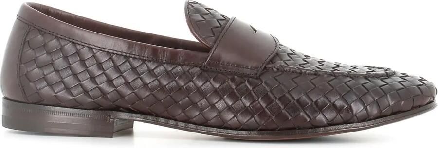 Henderson Baracco Geweven loafers Bruin