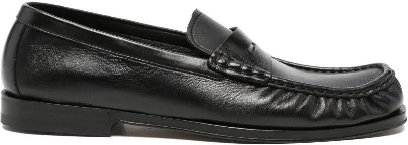 Henderson Baracco Hugo leren loafers Zwart