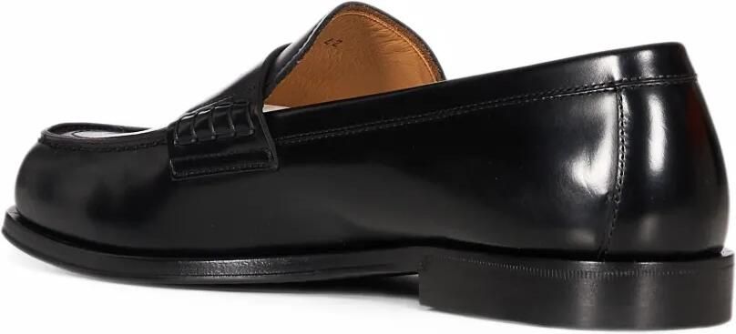 Henderson Baracco leather penny loafers Zwart - Foto 2